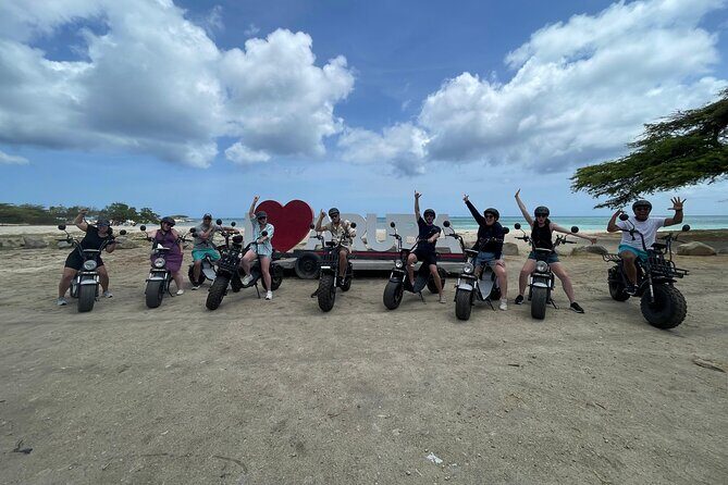 3-Hour Electric Scooter Island Tour in Aruba (1 or 2-seater) - Eagle Beach photos and beach time without the drive