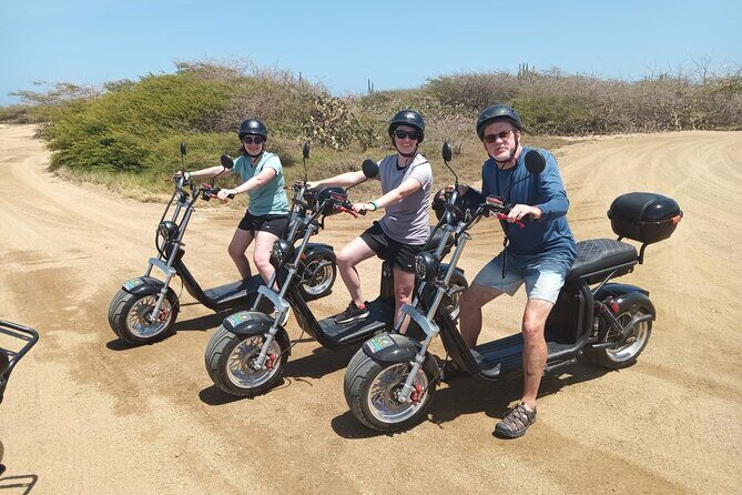 Aruba Electric Scooter Rental (1 or 2-seater) - Where you start in Noord: Tanki Flip 14c and how to avoid early-day stress