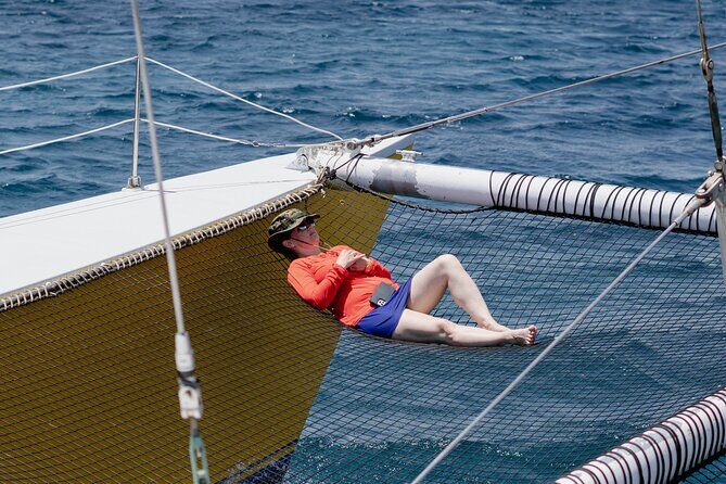 Aruba Sunset Sail - The Arusun Catamaran - What the Arusun experience feels like on deck