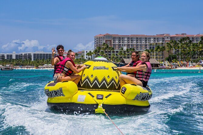 Exciting Tube Ride in Aruba - Getting to Delphi Watersports Aruba by the Hyatt Regency