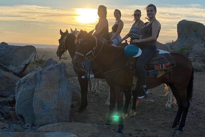 Horseback Riding 2 Hr SUNSET , Rock formation & North Coast Ride - Ranch Arrival: Waivers, Helmets, and Getting Comfortable