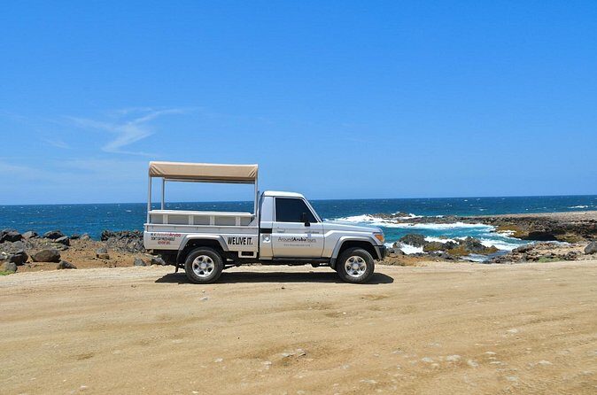 Private Aruba Off-Road Safari Jeep Adventure - Beaches, sand, and bridges: Andicuri, Natural Bridge, Black Stone, Tripod